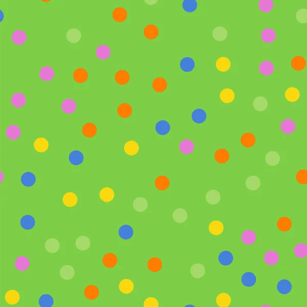 Barevné puntíky na světlé 2 bezešvé vzorek pozadí mimořádné klasické barevné puntíky — Stockový vektor