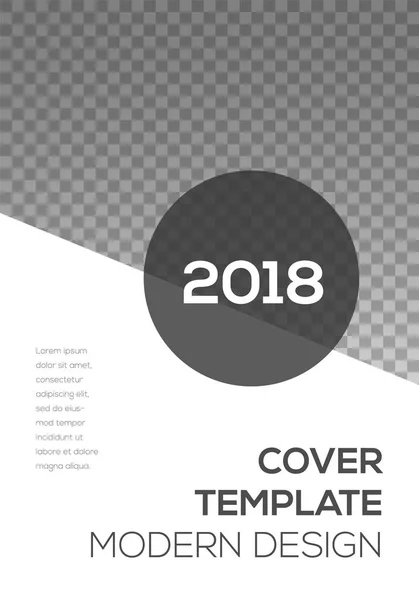 Design de modelo de folheto Layout de página de capa moderna Design de cartaz moderno atraente Minimalista —  Vetores de Stock