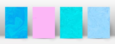 Kapak Modern tasarım şablonu gerçek suminagashi mermer minimalist hipster el ilanı soyut