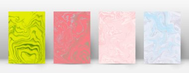 Kapak Modern tasarım şablonu gerçek suminagashi mermer minimalist hipster el ilanı soyut