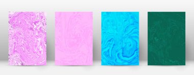 Arka kapak Modern tasarım şablonu Alive suminagashi mermer minimalist hipster el ilanı tasarımı