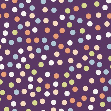 Parlak 11 renkli lekeli Dikişsiz desen arka plan harika klasik renkli lekeli