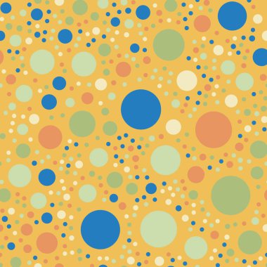 Parlak 6 renkli lekeli Dikişsiz desen arka plan güzel klasik renkli lekeli