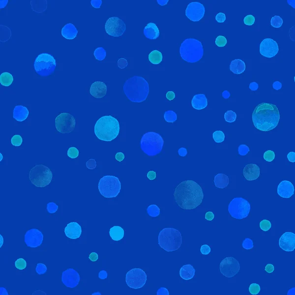 Suluboya konfeti seamless modeli el güzel boyalı daireli suluboya konfeti daire — Stok fotoğraf