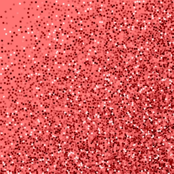 Brilho de ouro vermelho Dispersão aleatória abstrata com brilho de ouro vermelho no fundo rosa Enfeitiçando — Vetor de Stock