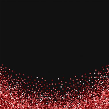 Kırmızı altın glitter soyut alt siyah arka plan çekici vektör üzerine kırmızı altın glitter ile