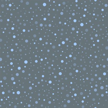 Mavi lekeli seamless modeli üzerinde gri arka plan harika klasik mavi lekeli Tekstil