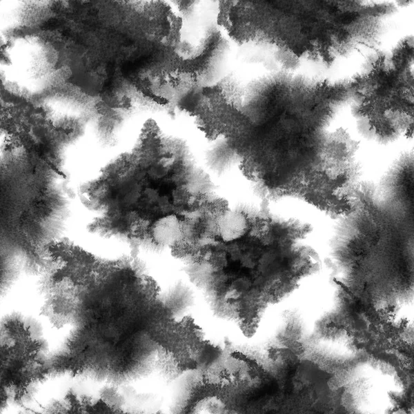 Motif d'éclaboussures grises Motif abstrait aquarelle sans couture Fond avec éclaboussures grises dispersées — Photo