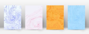 Arka kapak Modern tasarım şablonu çok güzel suminagashi mermer minimalist hipster el ilanı