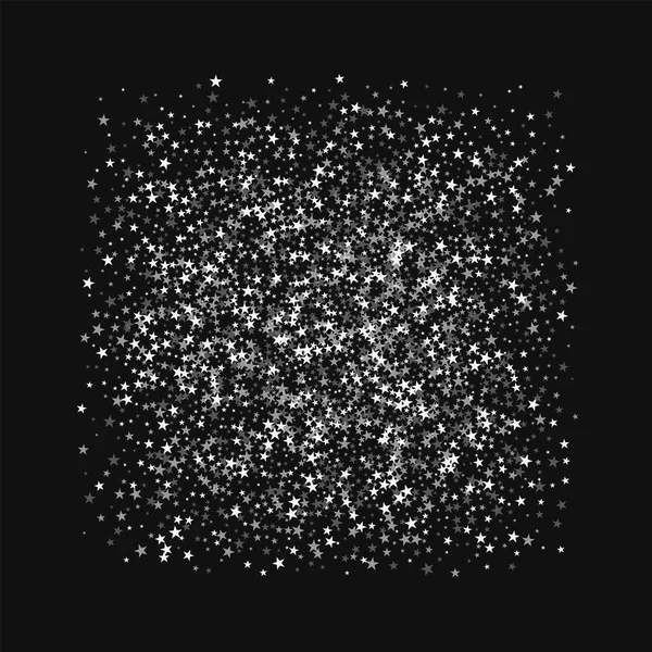 Дивовижний, квадратну рамку падаючі зірки з дивовижною падаючі зірки на чорному тло Surprising — стоковий вектор