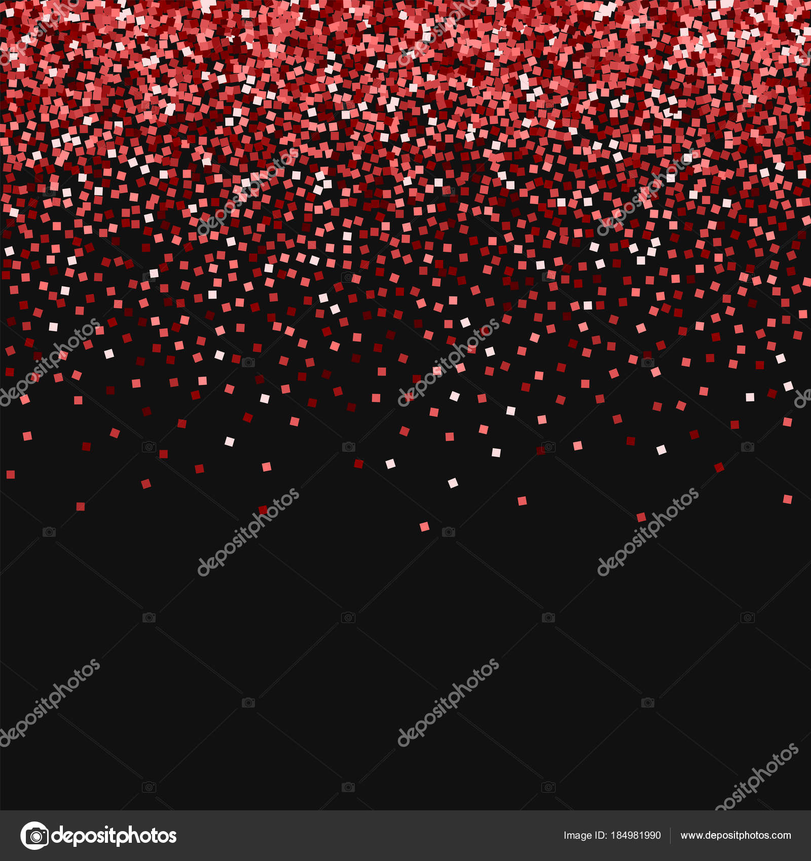 레드 골드 반짝이 분산형 최고 그라데이션 레드 골드 반짝이 검은 배경에 좋은 벡터 스톡 벡터 - ©Begin Again 184981990, image size:1600x1700