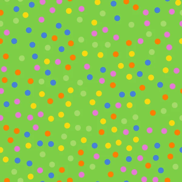 Barevné puntíky na světlé 2 bezešvé vzorek pozadí svůdné klasické barevné puntíky — Stockový vektor