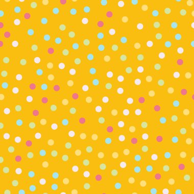 Parlak 4 renkli lekeli Dikişsiz desen arka plan keyifli klasik renkli lekeli