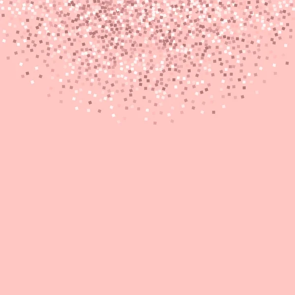 Pink gold glitter Top semicircle with pink gold glitter on pink background Splendid Vector