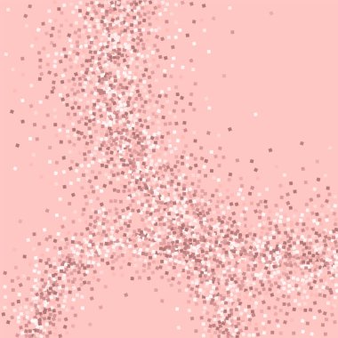 Pembe göz alıcı vektör arka plan üzerinde pembe altın glitter ile pembe altın glitter soyut daireler