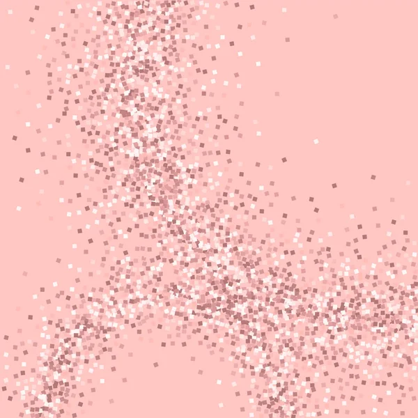 Pink gold glitter Abstract circles with pink gold glitter on pink background Glamorous Vector