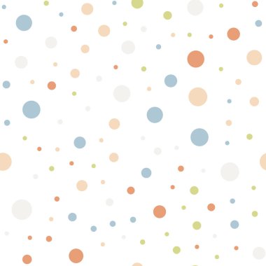 Renkli lekeli Dikişsiz desen beyaz 11 üzerinde arka plan büyük klasik renkli lekeli