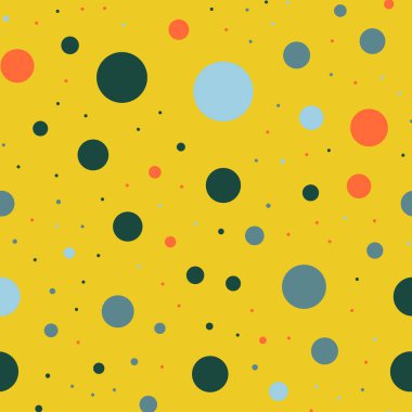 Parlak 26 renkli lekeli Dikişsiz desen arka plan harika klasik renkli lekeli