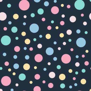 Renkli lekeli seamless modeli siyah 9 arka plan harika klasik renkli lekeli