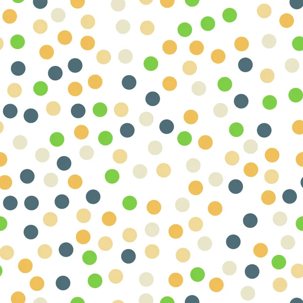 Kolorowe kropki wzór na czarnej 13 w tle ściągam klasyczne kolorowe groszki — Wektor stockowy