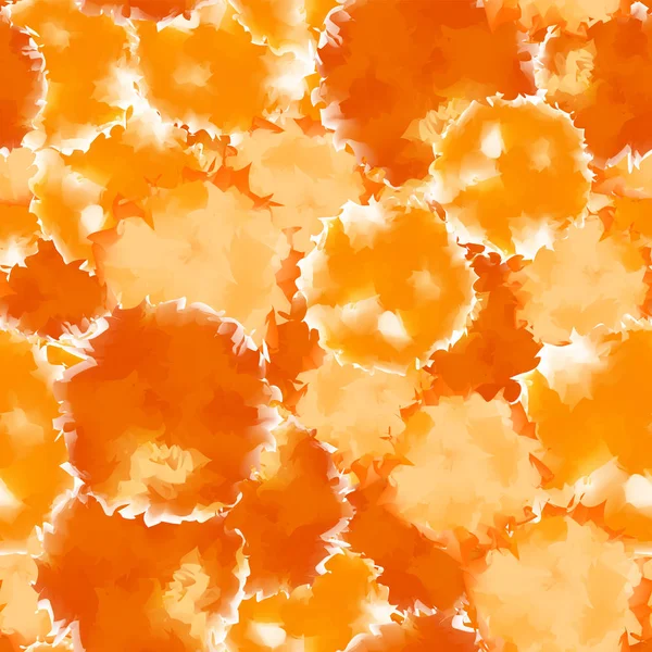 Narancs varrás nélküli akvarell textúra háttér-Cool absztrakt narancs varrás nélküli akvarell textúra — Stock Vector