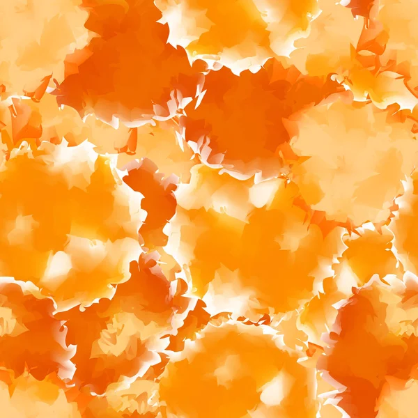 Orange sömlös akvarell textur bakgrund söt abstrakt orange sömlös akvarell textur — Stock vektor
