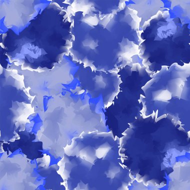 Indigo sorunsuz suluboya doku arka plan ilginç soyut Indigo sorunsuz suluboya