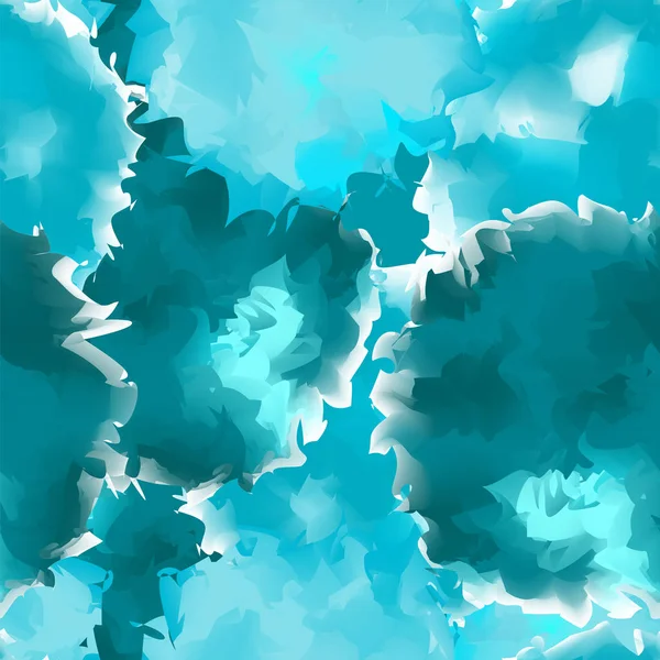 Цветовой бесшовный акварельный фон Колдовская абстрактная бесшовная акварельная текстура — стоковый вектор