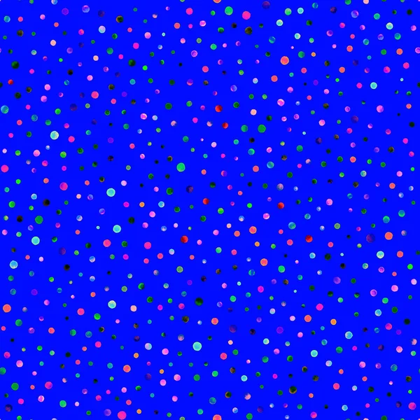 Aquarel confetti naadloze patroon Hand geschilderd stralende cirkels aquarel confetti cirkels — Stockfoto