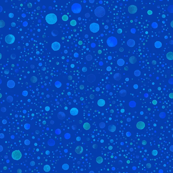 Aquarell Konfetti nahtlose Muster von Hand bemalt herausragende Kreise Aquarell Konfetti Kreise — Stockfoto
