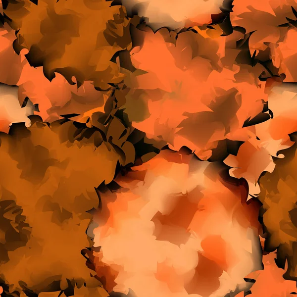 Оранжевый черный морской безводный акварельный фон — стоковый вектор