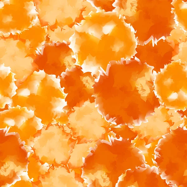 Narancs varrás nélküli akvarell textúra háttér nagy absztrakt narancs varrás nélküli akvarell textúra — Stock Vector