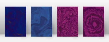 Arka kapak Modern tasarım şablonu Alive suminagashi mermer minimalist hipster el ilanı tasarımı