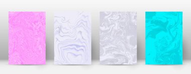 Arka kapak Modern tasarım şablonu Alive suminagashi mermer minimalist hipster el ilanı tasarımı