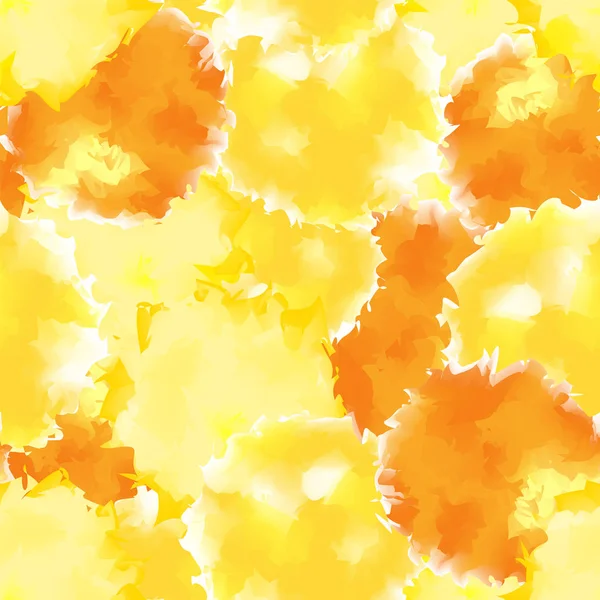 Giallo senza cuciture acquerello texture sfondo Raro astratto giallo senza cuciture acquerello texture — Vettoriale Stock