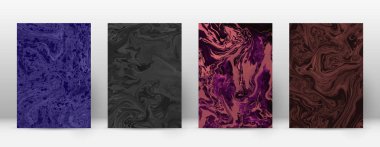 Arka kapak Modern tasarım şablonu çok güzel suminagashi mermer minimalist hipster el ilanı