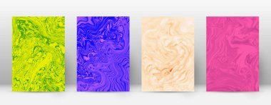 Arka kapak Modern tasarım şablonu çok güzel suminagashi mermer minimalist hipster el ilanı