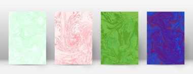 Arka kapak Modern tasarım şablonu çok güzel suminagashi mermer minimalist hipster el ilanı