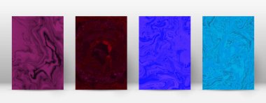 Arka kapak Modern tasarım şablonu takdire suminagashi mermer minimalist hipster el ilanı