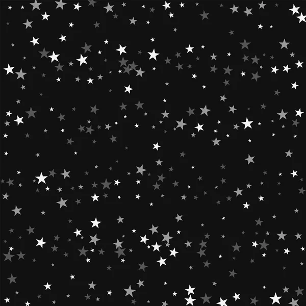 Slumpmässiga fallande stjärnor Chaotic scatter linjer med slumpmässiga fallande stjärnor på svart bakgrund Graceful — Stock vektor