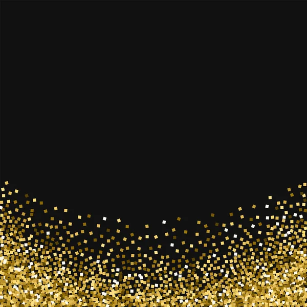 Paillettes d'or Fond abstrait avec paillettes d'or sur fond noir Illustration Comely Vector — Image vectorielle