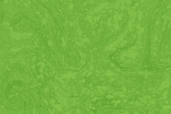 Suminagashi patroon marmer hand geschilderd met licht groene inkt digitale papier uitgevoerd 1214 — Stockfoto