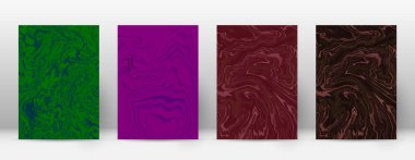 Arka kapak Modern tasarım şablonu çok güzel suminagashi mermer minimalist hipster el ilanı