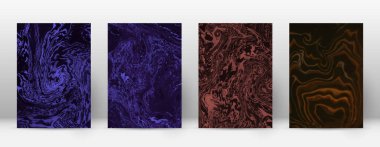 Arka kapak Modern tasarım şablonu çok güzel suminagashi mermer minimalist hipster el ilanı