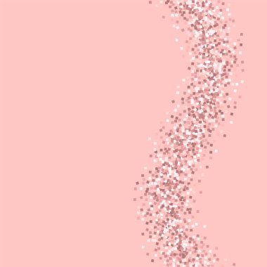 Pembe altın glitter doğru dalga pembe arka plan Captivating vektör üzerinde pembe altın glitter ile