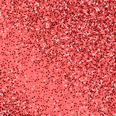 Kırmızı altın glitter Random dağılım ile pembe ilahi vektör arka plan üzerinde kırmızı altın glitter