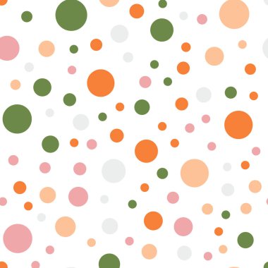 Renkli lekeli Dikişsiz desen beyaz 14 üzerinde arka plan Sightly klasik renkli lekeli