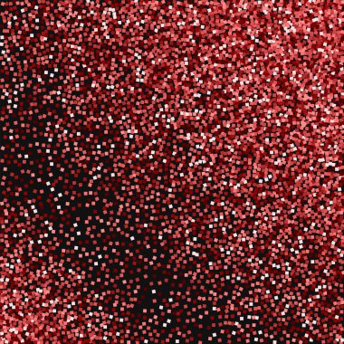 Kırmızı altın glitter Random dağılım ile kırmızı altın Sim siyah arka planda manyetik vektör