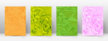 Arka kapak Modern tasarım şablonu takdire suminagashi mermer minimalist hipster el ilanı