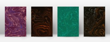 Arka kapak Modern tasarım şablonu takdire suminagashi mermer minimalist hipster el ilanı